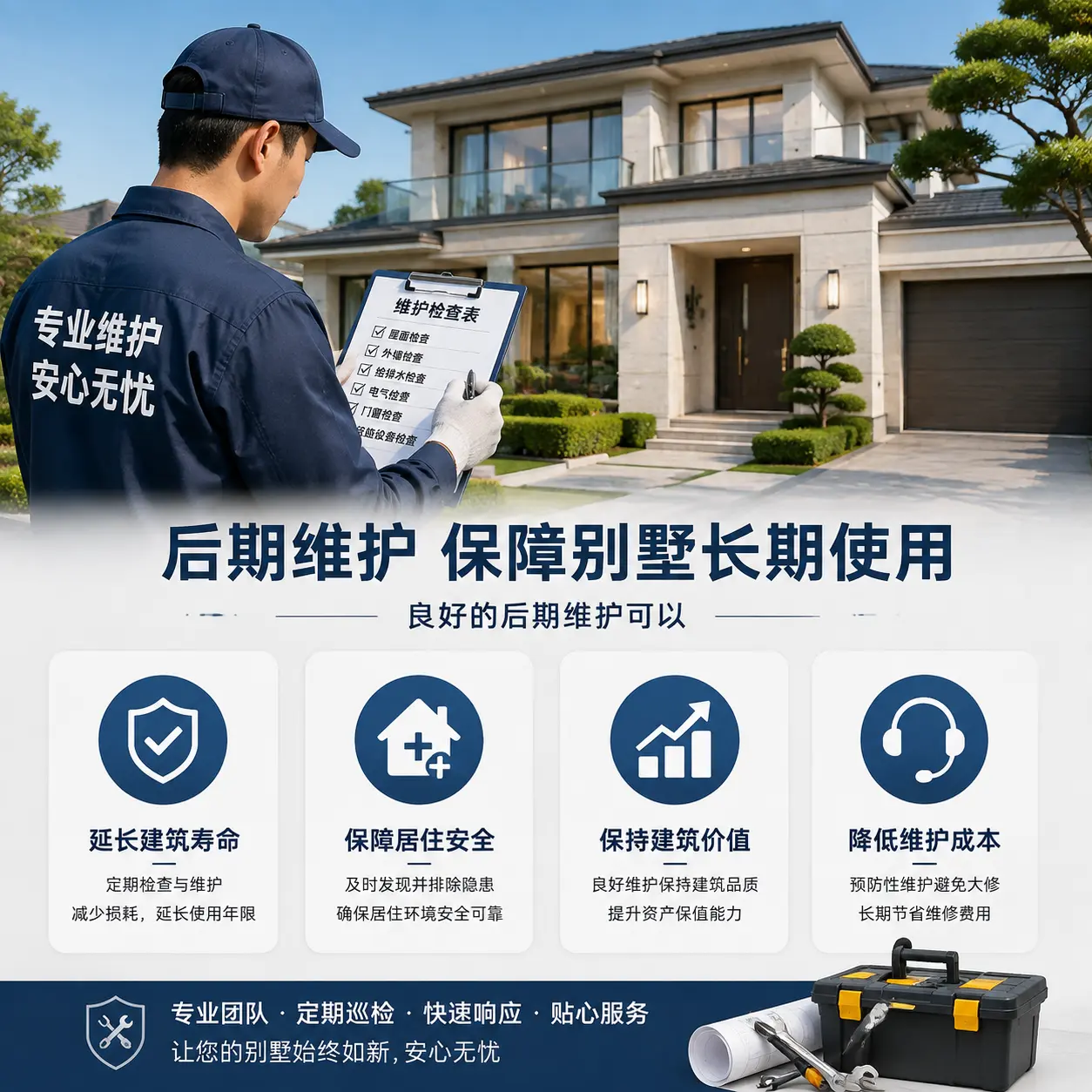 别墅建造公司推荐： 湄潭 施工质量的关键要素