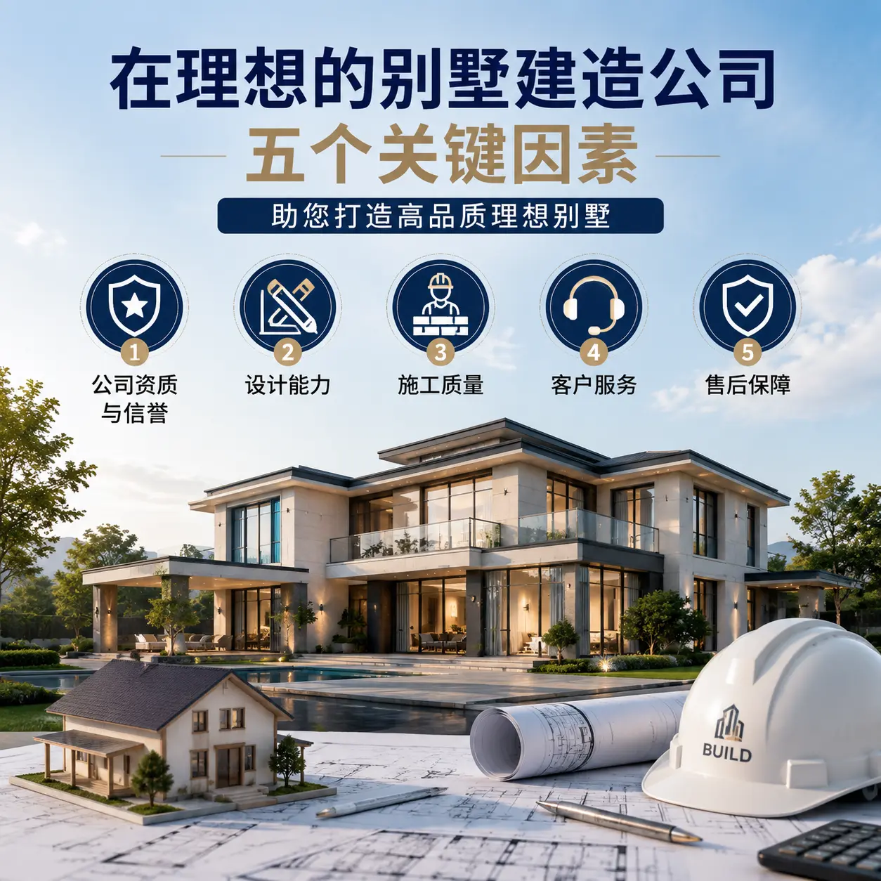 在 湄潭 找到理想别墅建造公司的五个关键因素