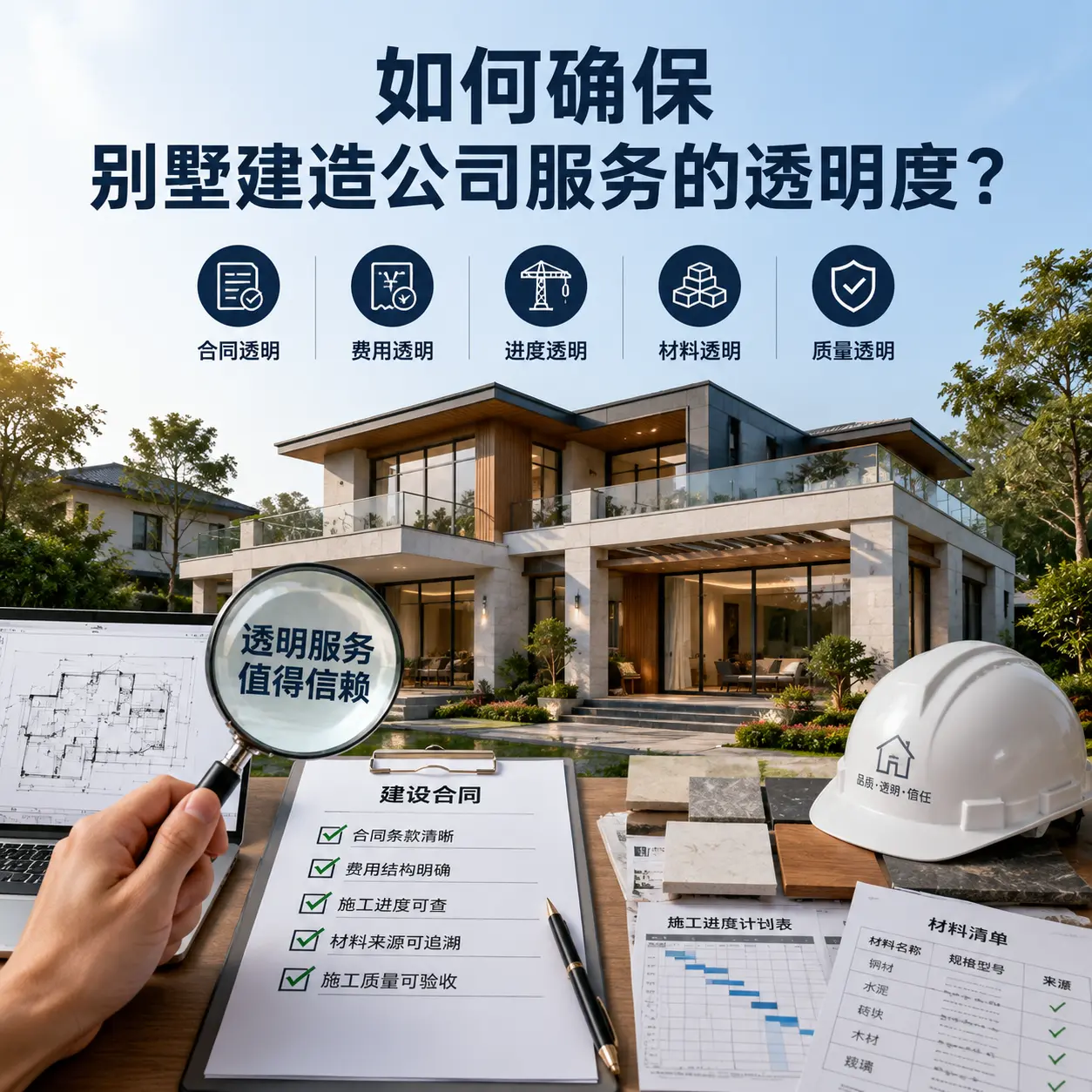 在 湄潭 如何确保别墅建造公司服务的透明度?