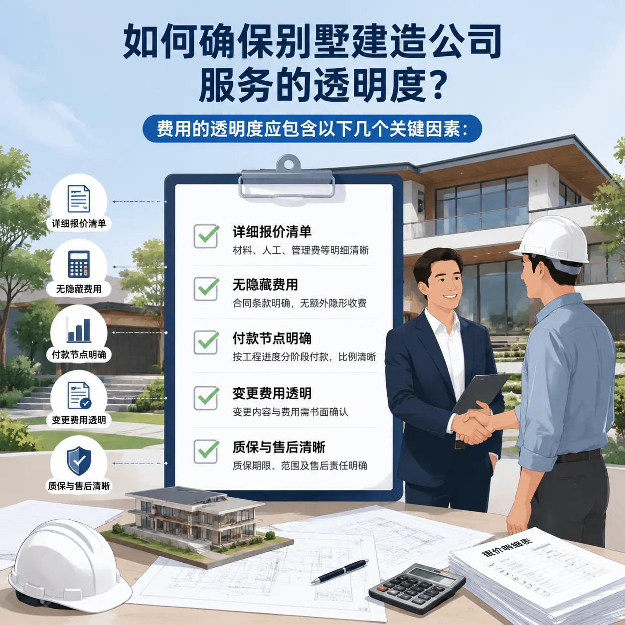 在 湄潭 如何确保别墅建造公司服务的透明度?