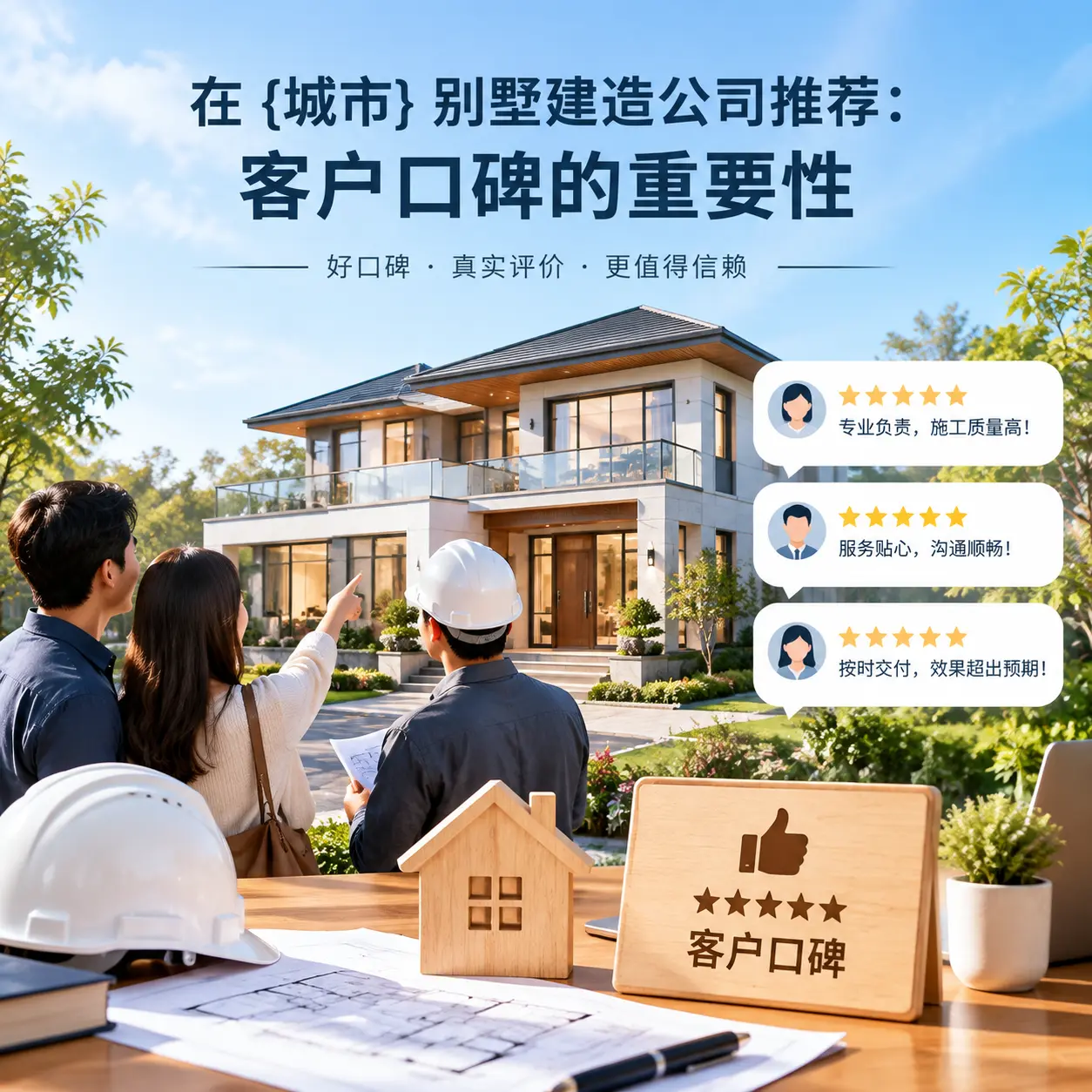 在 湄潭 别墅建造公司推荐:客户口碑的重要性