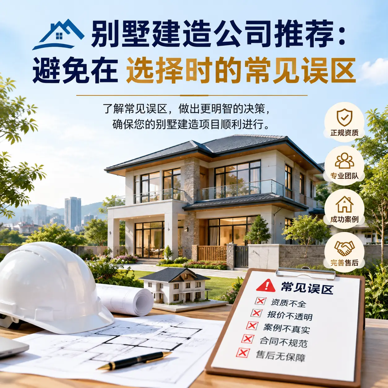 别墅建造公司推荐:避免在 湄潭 选择时的常见误区