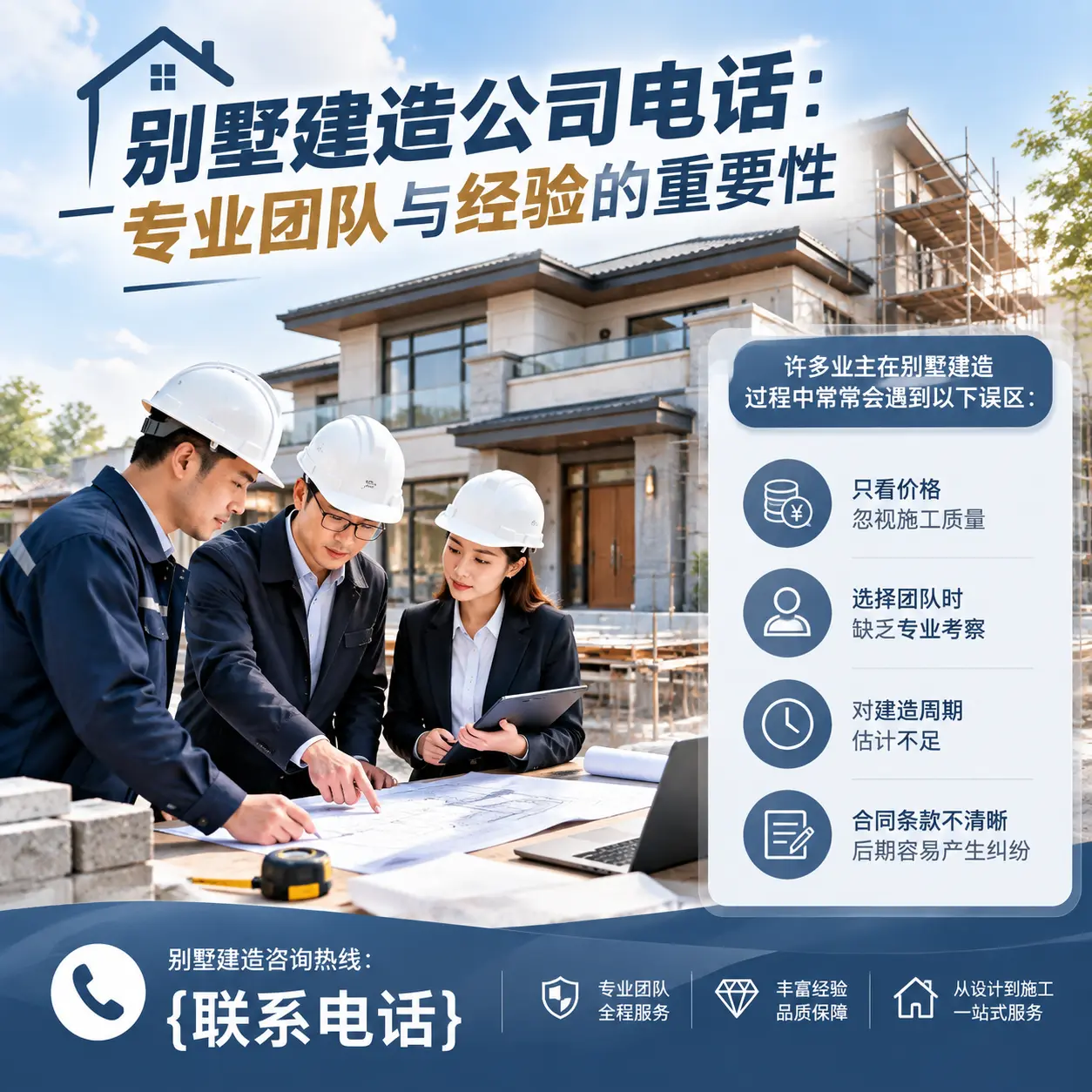 湄潭别墅建造公司电话：专业团队与经验的重要性