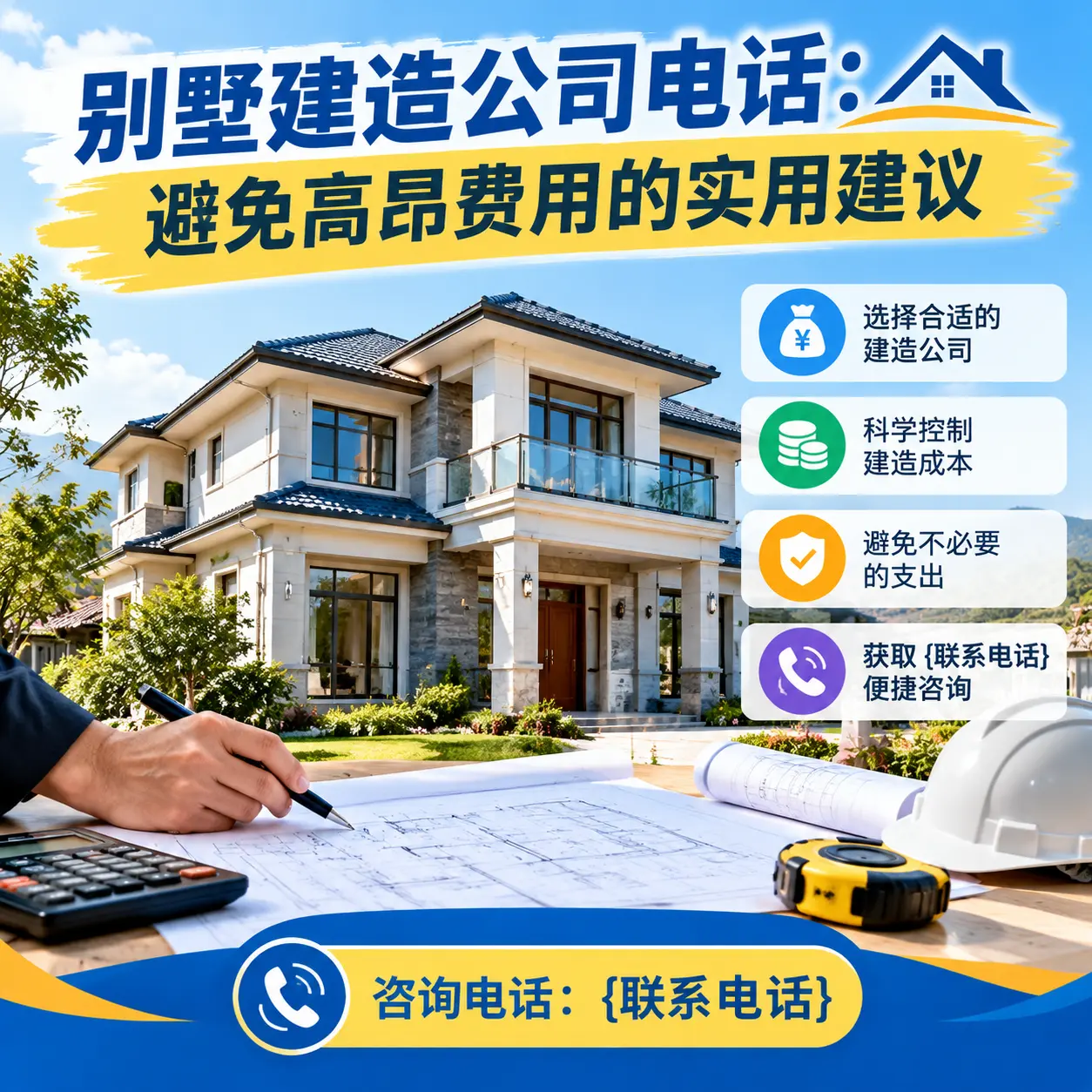 湄潭别墅建造公司电话:避免高昂费用的实用建议