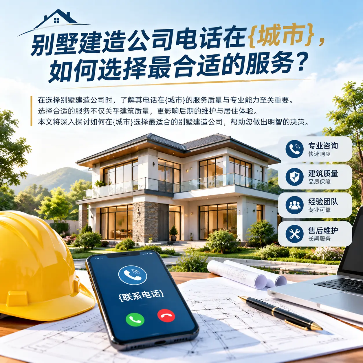 别墅建造公司电话在湄潭，如何选择最合适的服务？