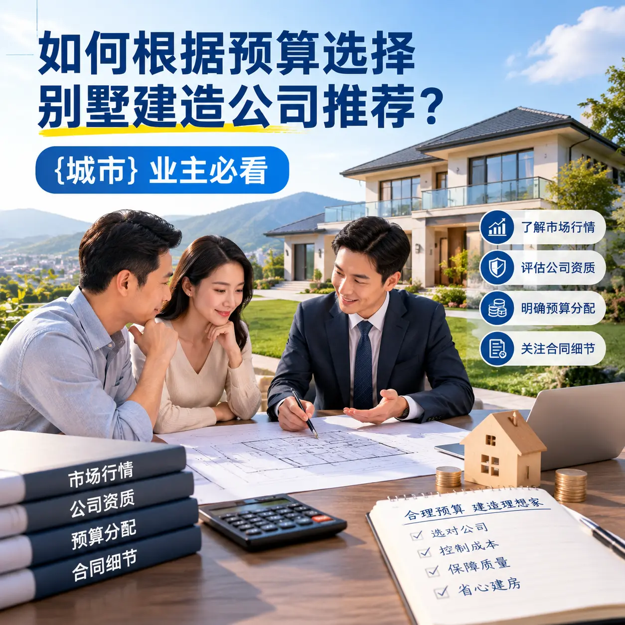 如何根据预算选择别墅建造公司推荐? 湄潭 业主必看