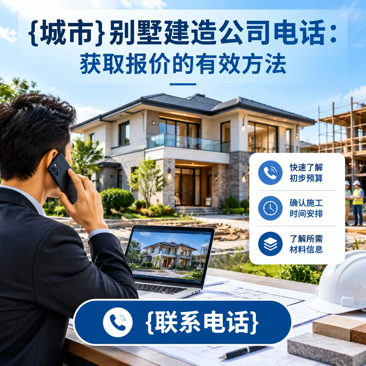湄潭别墅建造公司电话:获取报价的有效方法